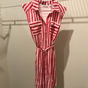 Red striped dress!